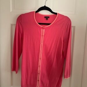 Talbots Pink Cardigan